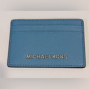 Michael Kors Blue Card Holder